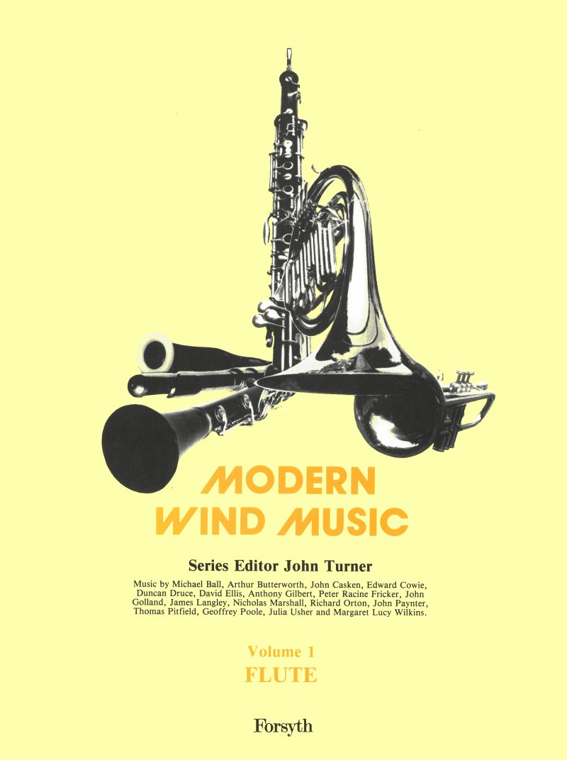 Modern Wind Music Vol 1 Flute Turner Sheet Music Songbook