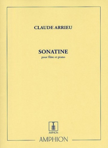 Arrieu Sonatine Flute Sheet Music Songbook