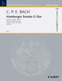 Bach Cpe Sonata G Hamburger Wq133 Flute Sheet Music Songbook