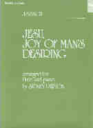 Bach Jesu Joy Of Mans Desiring Lawton Flute Sheet Music Songbook