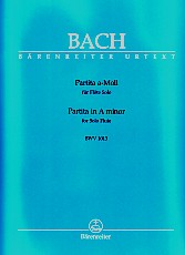 Bach Partita Amin Bwv1013 Solo Flute Sheet Music Songbook