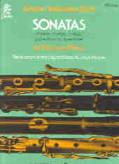 Bach Sonatas Vol 1 Moyse Flute Sheet Music Songbook