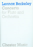 Berkeley Concerto Op36 Flute Sheet Music Songbook