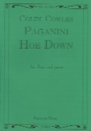 Cowles Paganini Hoe Down Flute Sheet Music Songbook