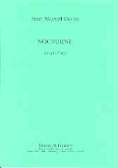 Maxwell Davies Nocturne (1979) Alto Flute Solo Sheet Music Songbook