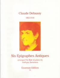 Debussy Six Epigraphes Antiques Flute Sheet Music Songbook