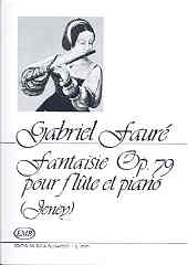 Faure Fantaisie Op79 Flute Sheet Music Songbook