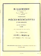 Gagnebin 23 Pieces Recreatives & Progressive Flute Sheet Music Songbook