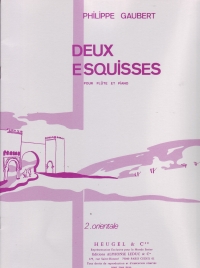 Gaubert Orientale 2 Esquisses No 2 Flute Sheet Music Songbook