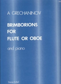 Gretchaninoff Brimborians Op138 Flute Or Oboe Sheet Music Songbook