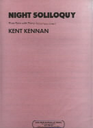 Kennan Night Soliloquy Flute & Piano Sheet Music Songbook