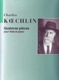 Koechlin 14 Pieces Flute Sheet Music Songbook