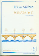 Milford Sonata C Flute Sheet Music Songbook