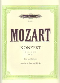 Mozart Concerto K314 No 2 D Flute Sheet Music Songbook