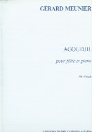 Meunier Agoudjil Flute Sheet Music Songbook