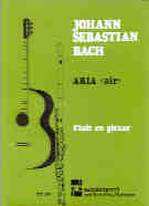 Bach Aria Flute & Guitar Sheet Music Songbook
