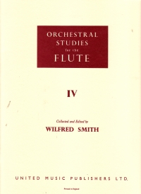 Orchestral Studies 4 Smith Opera & Ballet Flute Sheet Music Songbook