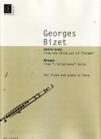Bizet Entracte / Minuet From Larlesienne Flute Sheet Music Songbook