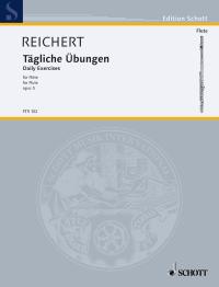 Reichert Daily Exercises Op5 Flute Sheet Music Songbook