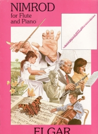Elgar Nimrod Flute & Piano Sheet Music Songbook
