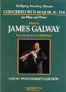 Mozart Concerto K314 No 2 D Galway Flute Sheet Music Songbook