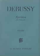Debussy Syrinx Flute Solo Sheet Music Songbook