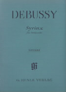 Debussy Syrinx Flute Solo Sheet Music Songbook