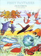 Cowles Fishy Fantasies Flute Sheet Music Songbook