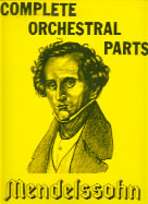 Mendelssohn Alfreds Comp Orch Parts Flute Sheet Music Songbook