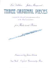 Delibes/massenet Original Pieces (3) Flute Sheet Music Songbook