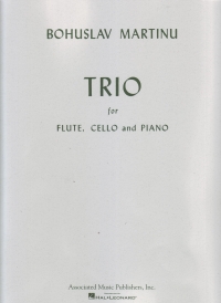 Martinu Trio (flute/cello/piano) Sheet Music Songbook