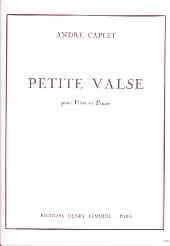 Caplet Petite Valse Flute & Piano Sheet Music Songbook
