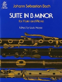 Bach Suite Bmin Moyse Flute & Piano Sheet Music Songbook