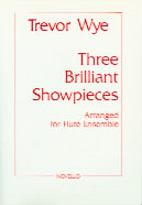 Wye 3 Brilliant Showpieces Score Flute Choir Sheet Music Songbook