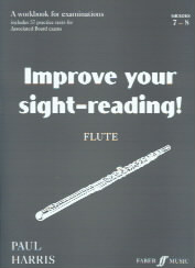 Improve Your Sight Reading Flute Grades 7-8 Sheet Music Songbook