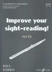 Improve Your Sight Reading Flute Grades 7-8 Sheet Music Songbook