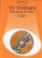 Guest Spot Tv Themes Flute Book & Cd Sheet Music Songbook