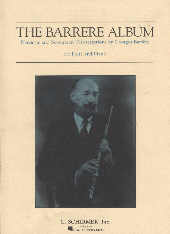 Barrere Album (nocturne & 17 Transcriptions) Sheet Music Songbook