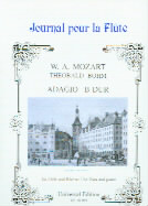 Mozart Adagio Bb Major Kv 300k (322) Flute Sheet Music Songbook