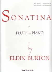 Burton Sonatina Flute & Piano Sheet Music Songbook