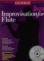Go Solo Jazz Improvisation Flute Book & Cd Sheet Music Songbook