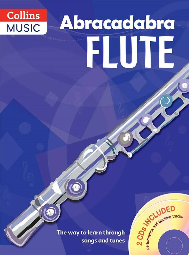 Abracadabra Flute Pollock 3rd Edition Book Cd Sheet Music Songbook