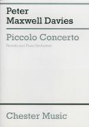 Maxwell Davies Piccolo Concerto Flute Sheet Music Songbook