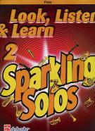 Look Listen & Learn 2 Sparkling Solos Flute Sheet Music Songbook
