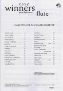 Easy Winners Lawrance Flute Piano Accomps Sheet Music Songbook