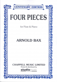 Bax 4 Pieces Flute Sheet Music Songbook