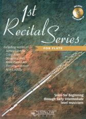 1st Recital Series Flute Book & Cd Sheet Music Songbook