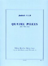 Feld Pieces (4) Flute Solo Sheet Music Songbook