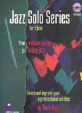Jazz Solo Series Flute Vega Book & Cd Sheet Music Songbook