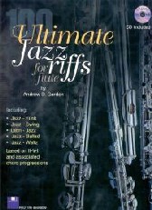 100 Ultimate Jazz Riffs Flute Gordon Book & Cd Sheet Music Songbook